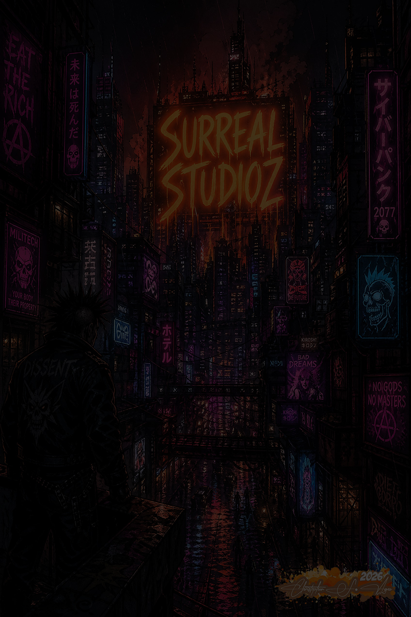 cyberpunk city